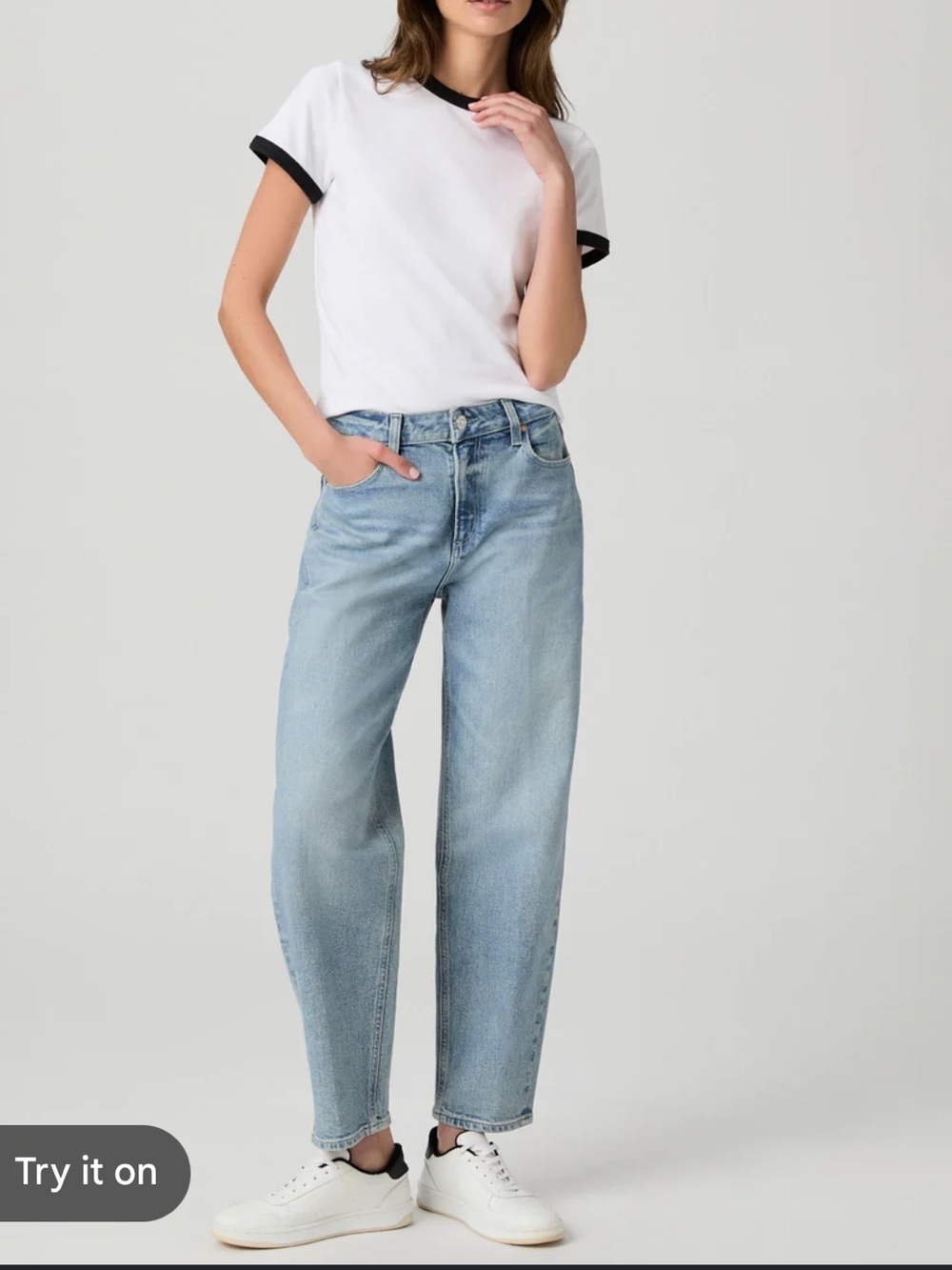 PAIGE ALEXIS BARREL LEG JEAN size 28